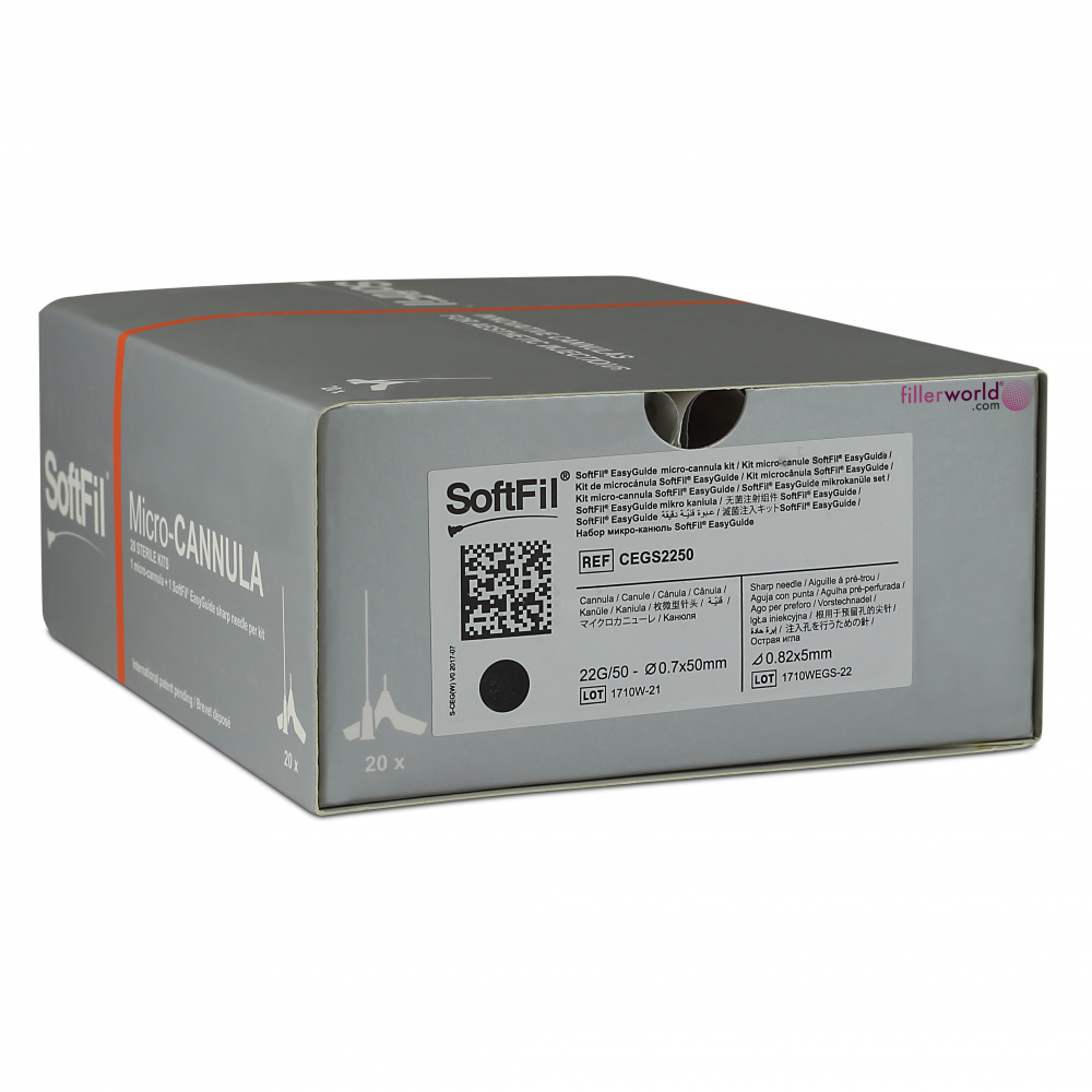 SoftFil EasyGuide Needle + Micro-Cannula 22G/50 (20 kits) CEGS2250 - Image 2