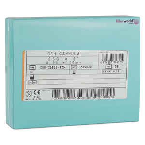 TSK Closed Single Hole Cannula 25G x 50mm (2”) CSH-25050-025- 1 BOX OF 25