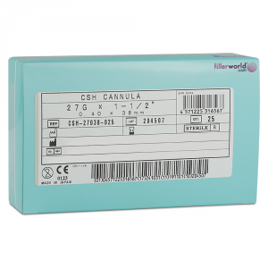 TSK Closed Single Hole Cannula 27G x 38mm (1 1⁄2”) CSH-27038-025 1 Box of 25