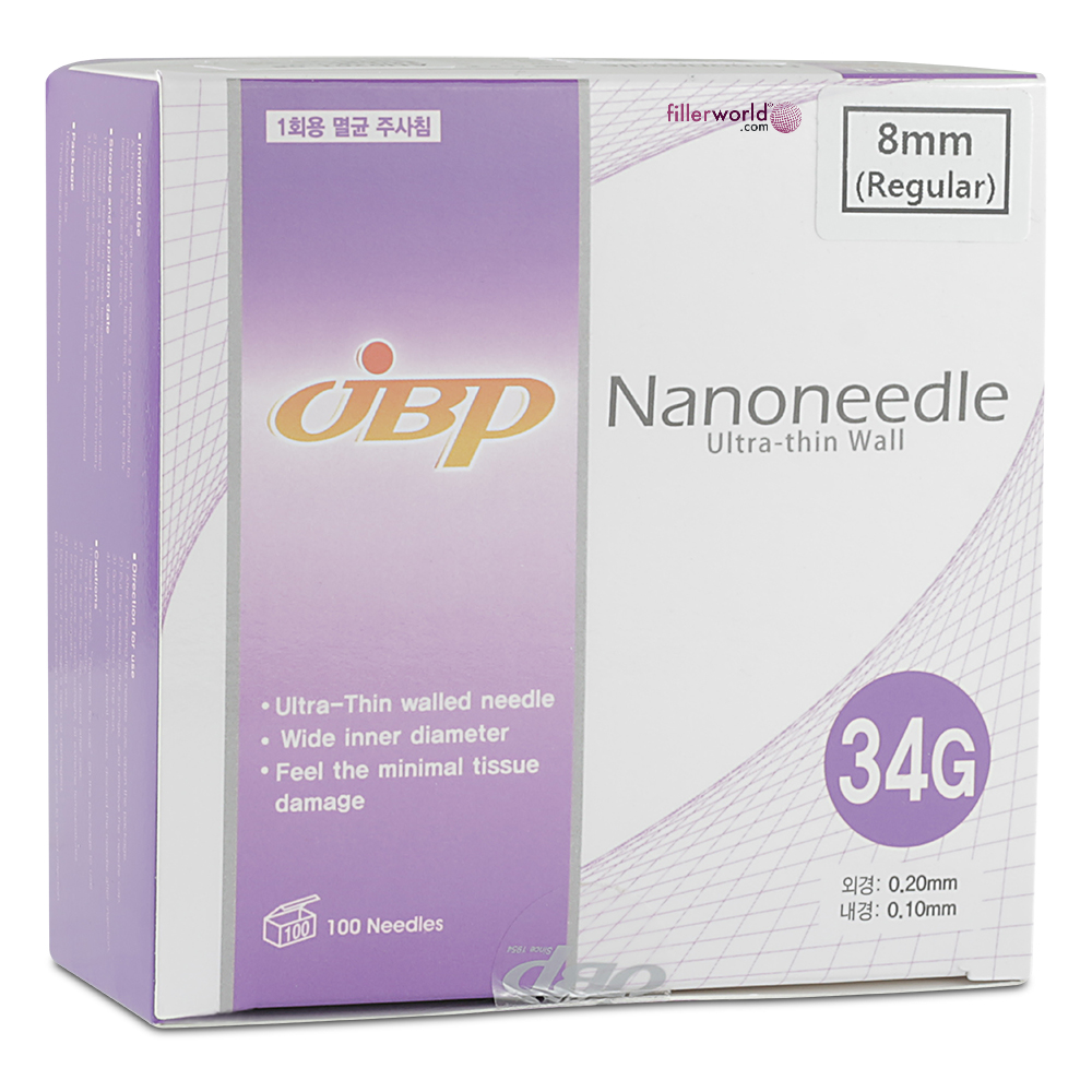 Jbp Nanoneedle 34G 8mm Regular (100 UTW needles) - Image 2