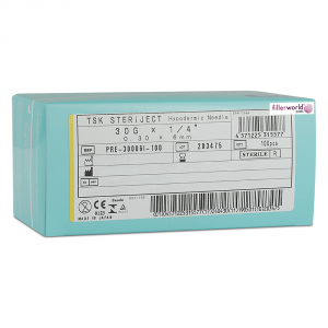 TSK Pre Regular Hub Needle 30G x 6mm (1/4") PRE-30006I- 1 BOX OF 100