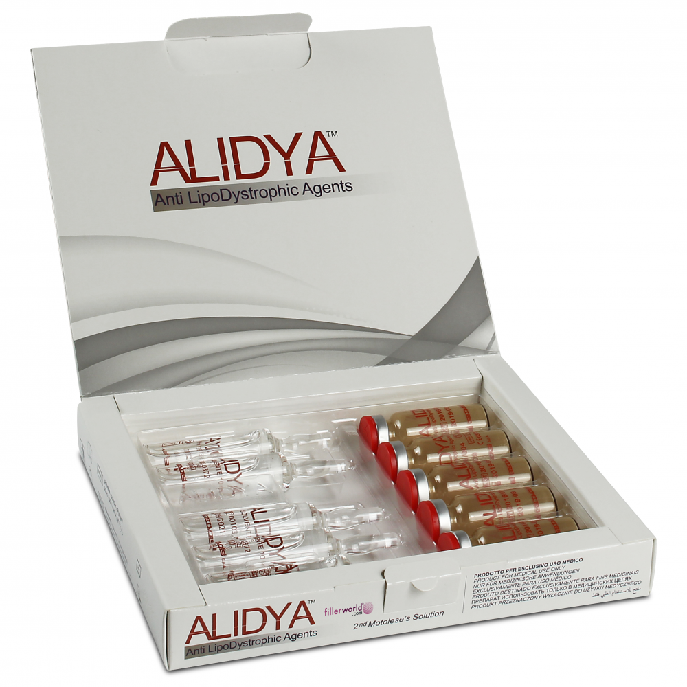 Alidya Anti Lipodystrophic Agents (5 vials of powder + 5 vials of solution) - Image 2