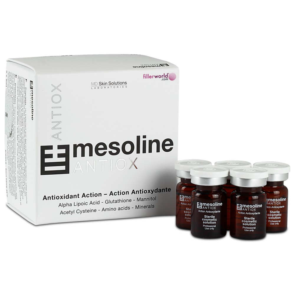 Pluryal Mesoline Antiox (5x5ml vials) - Image 2